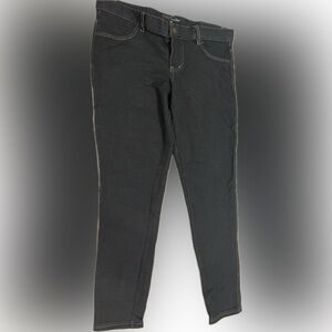 Express Women’s Dark Wash Streetwear Stretch Denim Skinny Jean Leggings M